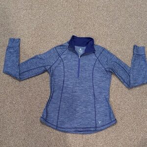 Old Navy Active Purple Quarter-Zip Pullover